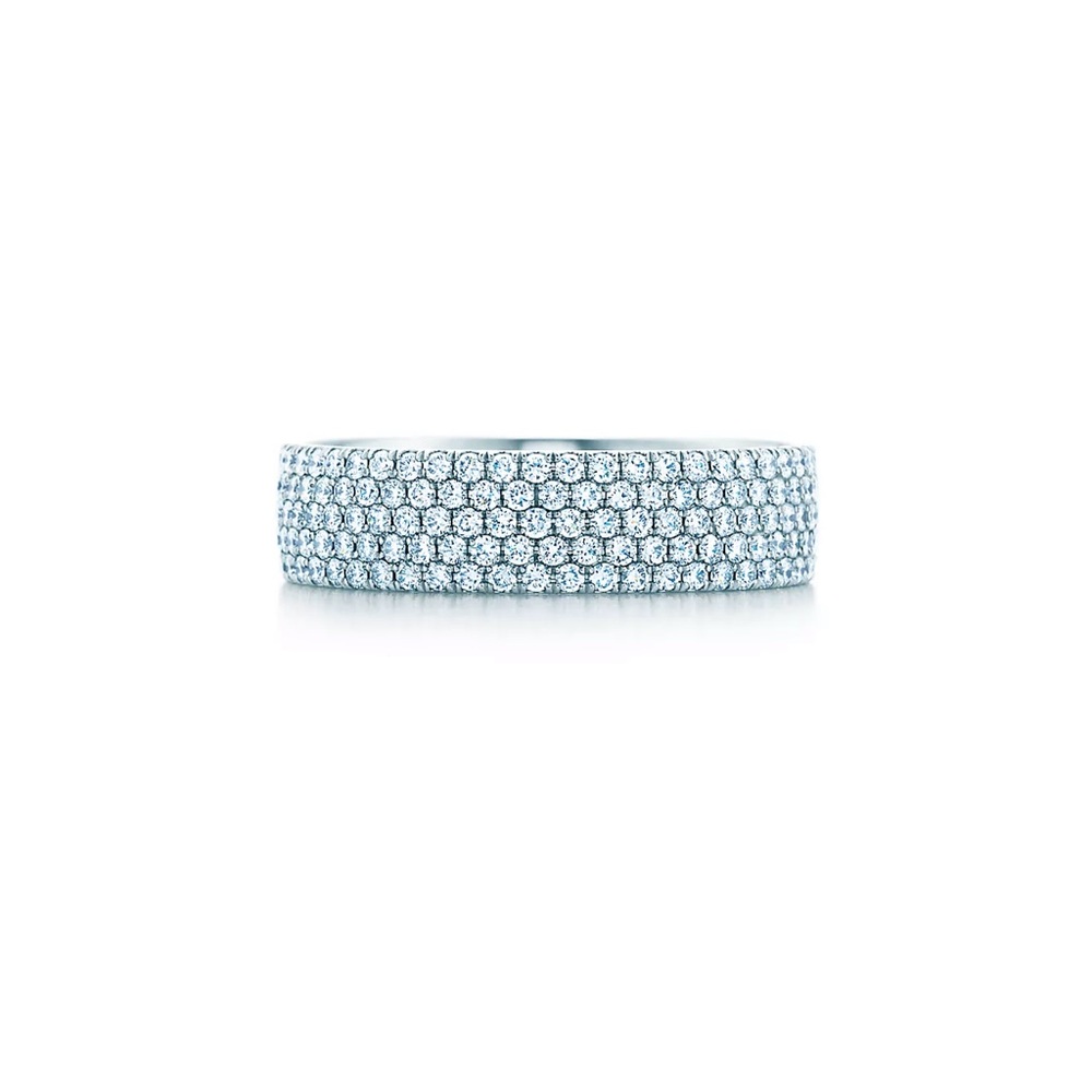 TIFFANY CO FIVE ROW RING
